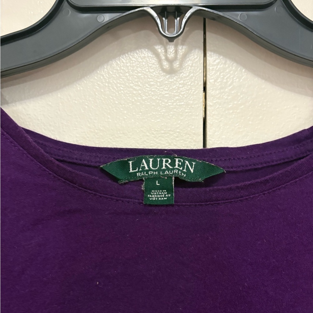 Ralph Lauren Deep Purple Tee - Picture 5 of 5